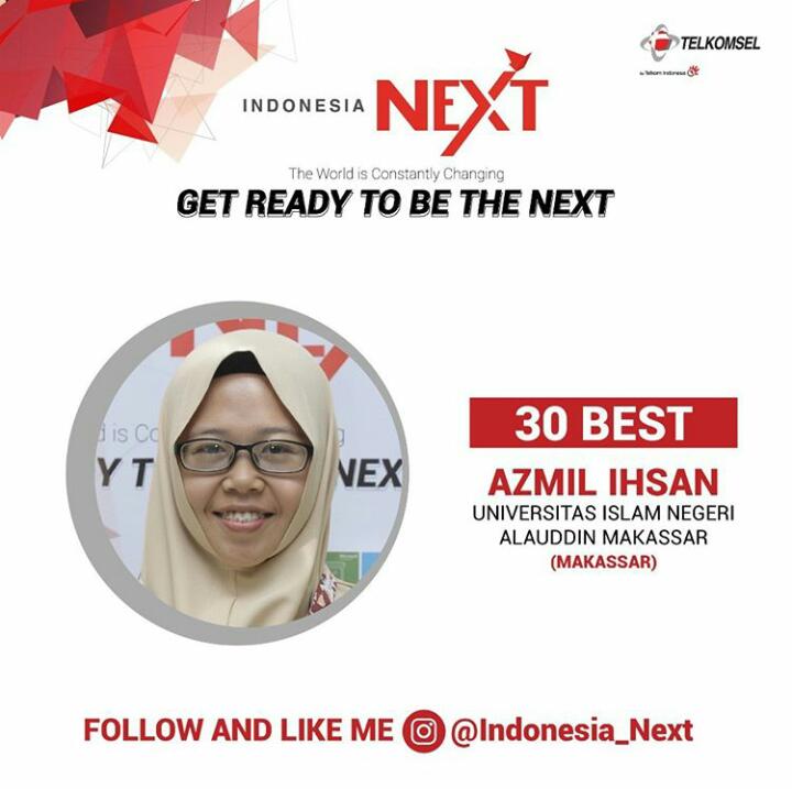 Gambar Azmil Ihsan, Mahasiswi Keperawatan UIN Alauddin Jadi Finalis Indonesia Next 2017